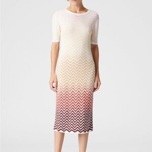 Missoni Zig Zag Degrade Midi Dress
